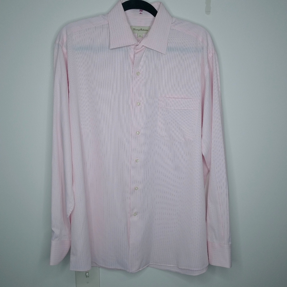 Tommy Bahama Pink Shirt Long Sleeve